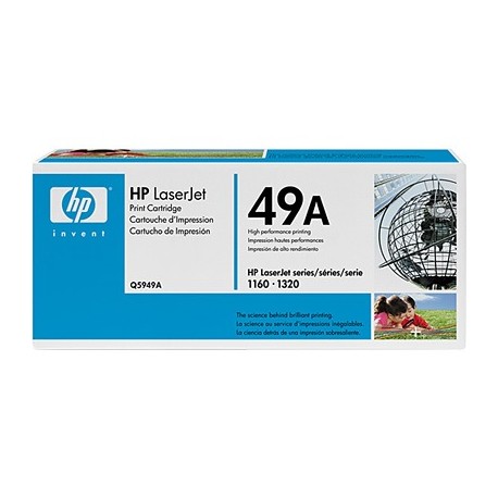 Toner Laser HP (Q5949A) LaserJet 1160/1320/3390/3392 Negro (49A)