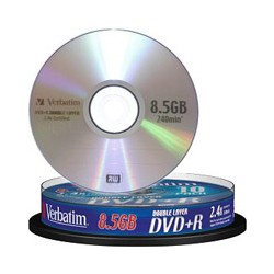 DVD+R Doble Capa 8x Verbatim Pack 10