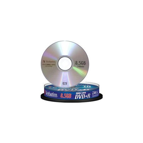 DVD+R Doble Capa 8x Verbatim Pack 10