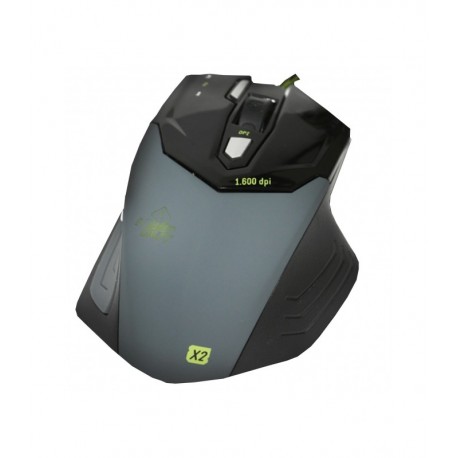 Ratón KeepOut Gaming X2 1600dpi 7 botones