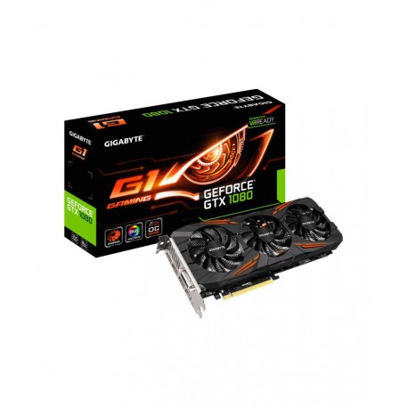 Tarjeta Gráfica Nvidia GIGABYTE GTX1080 G1 Gaming 8Gb PCIe (GV-N1080G1 GAMING-8GD)