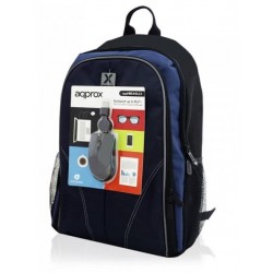 Kit Mochila + Ratón APPROX Portátil 15.6'' Negro (APPNBBUNDLE4)