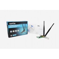 Tarjeta Red PCIe NETIS Wireless 300Mbps (WF2113)