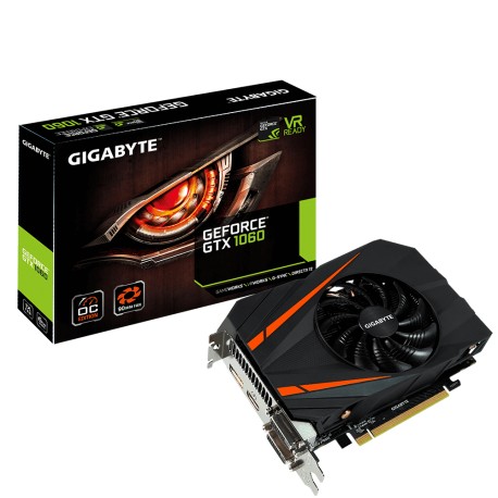 Tarjeta Gráfica GIGABYTE Nvidia GTX1060 6Gb (GV-N1060IXOC-6GD)