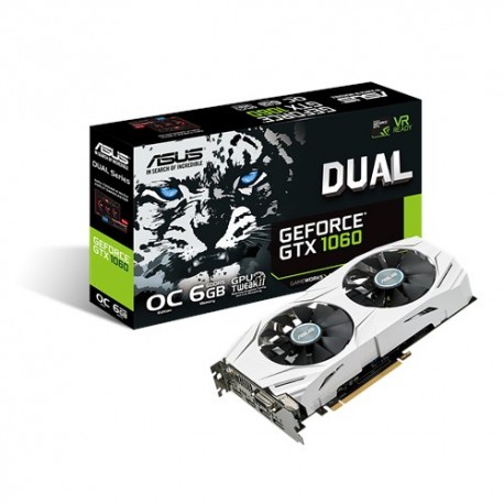 Tarjeta Gráfica ASUS Nvidia GTX1060 Dual 6Gb (DUAL-GTX1060-O6G)