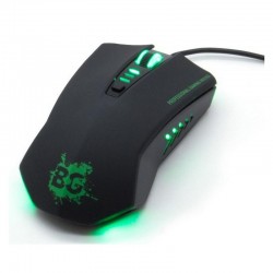 Raton Gaming B-MOVE BG VENOM USB Negro/verde (BM-MOD04)