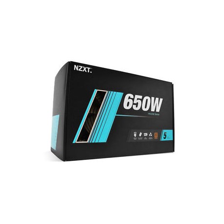 Fuente de Alimentación NZXT Gaming 650W HALE 82 Modular (HALE82650)