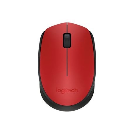 Ratón LOGITECH M171 Wireless Rojo (910-004641)
