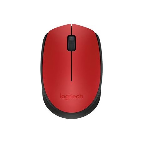 Ratón LOGITECH M171 Wireless Rojo (910-004641)