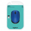 Ratón LOGITECH M171 Wireless Azul (910-004640)