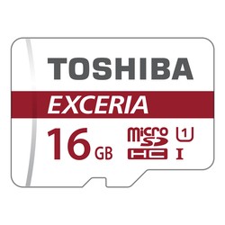 Tarjeta de Memoria TOSHIBA MicroSDHC 16Gb C10 R90 Adapt. (THN-M302R0160EA)