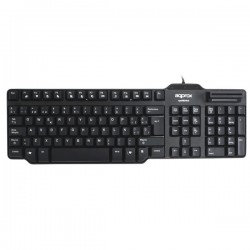 Teclado APPROX Multimedia USB DNI-e Reader (APPKBDNIV2)