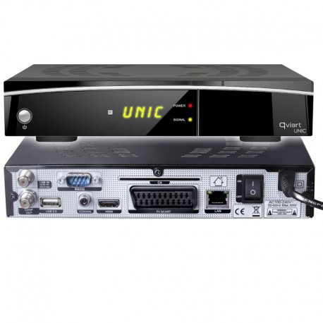 Receptor de Satélite QVIART UNIC (FHD, USB, Lan, Wifi, 3G)