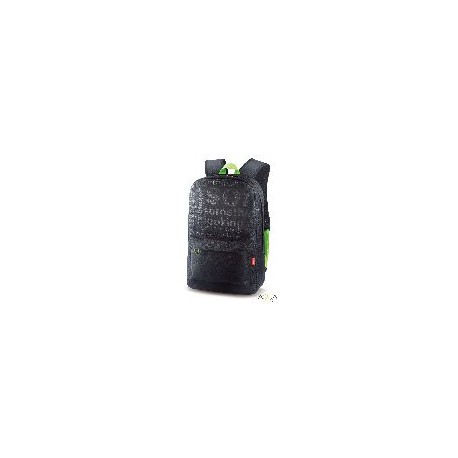 Mochila Portátil GENIUS 15.6 NEGRO/VERDE (GB-1500X)