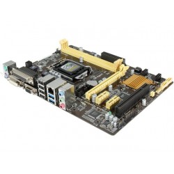 Placa base ASUS H81M-C:(1150) 2DDR3 VGA DVI USB3 2SATA3 Matx