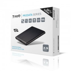Caja HDD TOOQ 2.5'' Sata USB3.0 Negra (TQE-2529B)