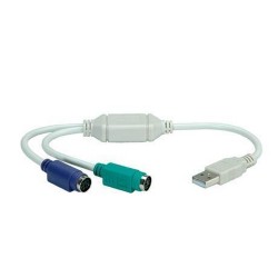 Adaptador NILOX 2xPS2 A 1xUSB H/M