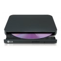 Regrabadora DVD LG Externa Slim USB2 Negro (GP90EB70/NB70)