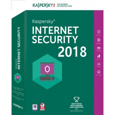 Antivirus Kaspersky Internet Security 2018 1xUsuario (KL1941S5AFS-8)