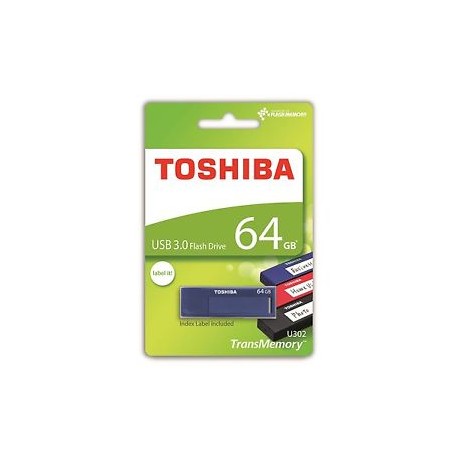 Pendrive TOSHIBA 64Gb USB3.0 Daichi Azul (U302B0640MF)