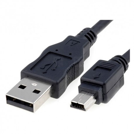Cable USB 2.0 Nanocable Tipo A/M-Mini Usb 0.5m/0.3m (10.01.0400)