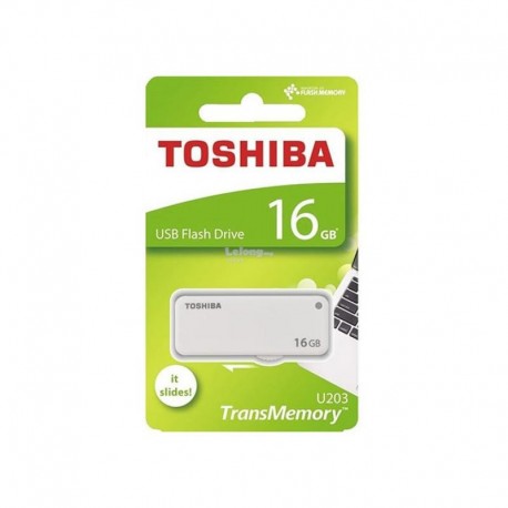 Pendrive TOSHIBA 16Gb USB2 Blanco U203W0160E4