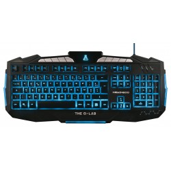 THE G-LAB TECLADO GAMING LED KEYZ 200 USB NEGRO (KEYZ200-N/SP)