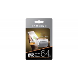 Micro SD SAMSUNG 64Gb con Adap. SD EVO Clase 10 (MP/C64GA/EU)