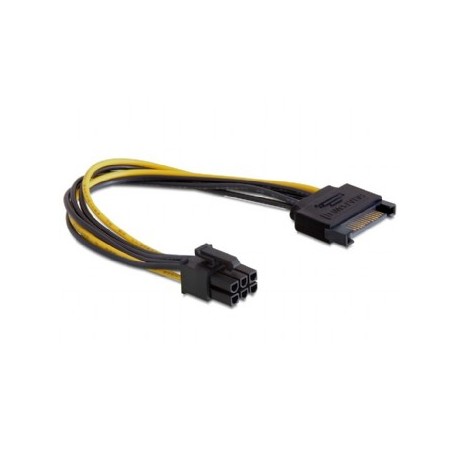 Cable Alimentacion GEMBIRD SATA a PCIe 6PINES (CC-PSU-SATA)