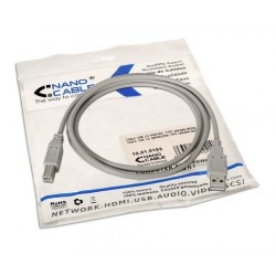 Cable USB2 Nanocable A/M-B/M 4.5m (10.01.0105)