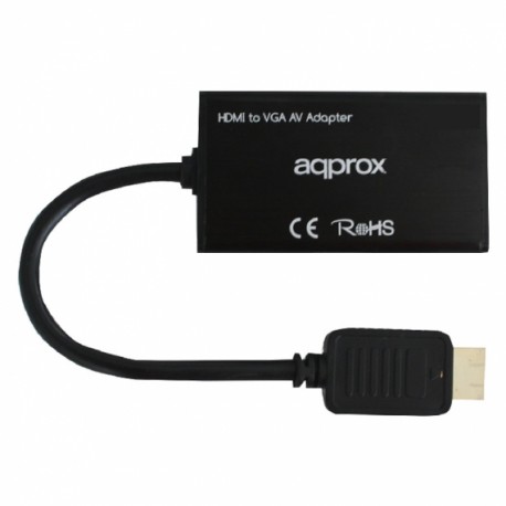 Adaptador APPROX HDMI a VGA (APPC11V2)