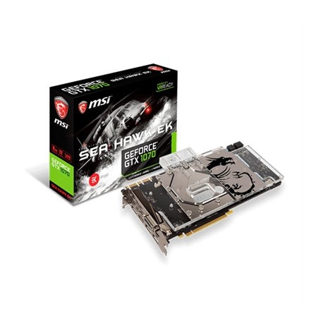 Tarjeta Gráfica Nvidia PCIe MSI GTX1070 SEA HAWK EK X 8G OC (912-V330-052)