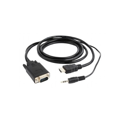 Cable Adaptador CE/GEMBIRD HDMI A VGA 1.8M (A-HDMI-VGA-03-6)