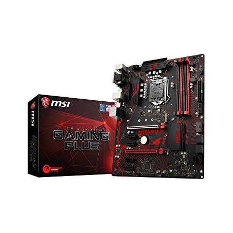 Placa Base INTEL s1151 MSI Z370 GAMING PLUS 4xDDR4 PCie3.0 M.2 USB3.1 GLan 8.1