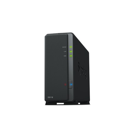 Caja NAS Synology DiskStation 1Gb (DS118) 1XHDD 1XGLan