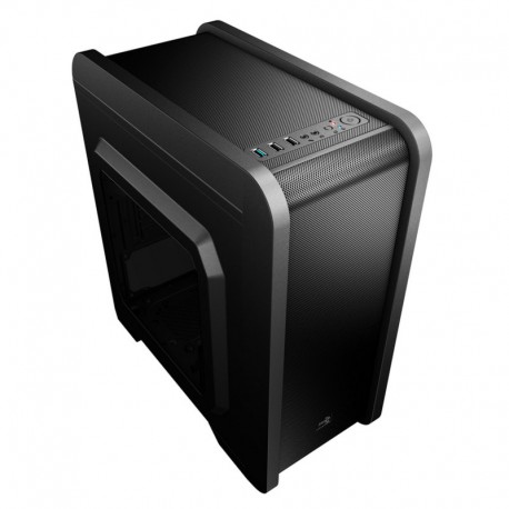 Semitorre mATX AEROCOOL QS-240 USB3 12cm Negra (QS-240) (Sin Fuente)