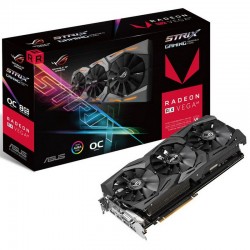 Tarjeta Gráfica ASUS PCIe AMD Radeon RX VEGA64 8Gb (ROG-STRIX-RXVEGA64-O8G-GAMING)
