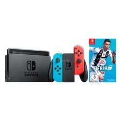 Consola Nintendo Switch Azul Neón / Rojo Neón + Fifa19