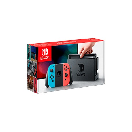 Consola Nintendo Switch Azul Neón-Rojo Neón