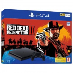 Consola PS4 Slim 1Tb + R&C + The Last Of Us + Uncharted 4 + Red Dead Redemption 2