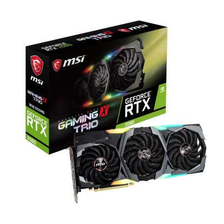 Tarjeta Gráfica Nvidia MSI RTX 2080 GAMING X TRIO 8GB (912-V372-031)