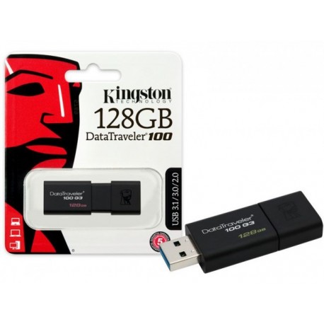 Pendrive KINGSTON USB 3.0 128Gb (DT100G3/128GB)