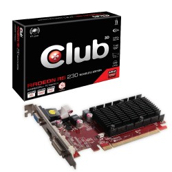 Tarjeta Gráfica Club3D AMD PCIe2 R5 230 2Gb DVI HDMI VGA (CGAX-R5236L)