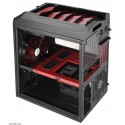 Carcasa Semitorre Gaming AEROCOOL XPREDATOR CUBE RD Negro/Rojo