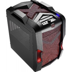 Carcasa Semitorre Gaming AEROCOOL STRIKE-XCUBERD 3.0 Negro/Rojo