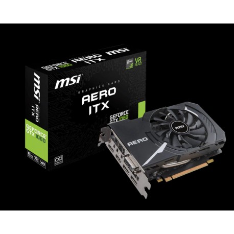 Tarjeta Gráfica Nvidia MSI GTX1060 AERO ITX 6Gb OC (912-V328-400)