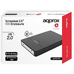 Carcasa Externa HDD APPROX 2.5'' Sata2 USB2 Negro (APPHDD09B)