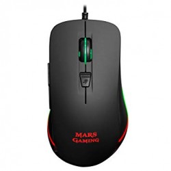 Ratón MARS Gaming optico 9800dpi 6botones 1.5m (MM118)