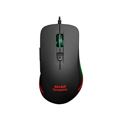 Ratón MARS Gaming optico 9800dpi 6botones 1.5m (MM118)