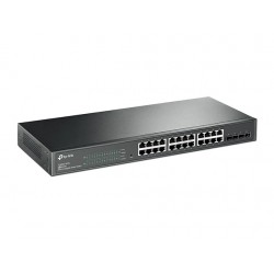 Switch TP-LINK 24p Rack Semigestionable (T1600G-28TS)